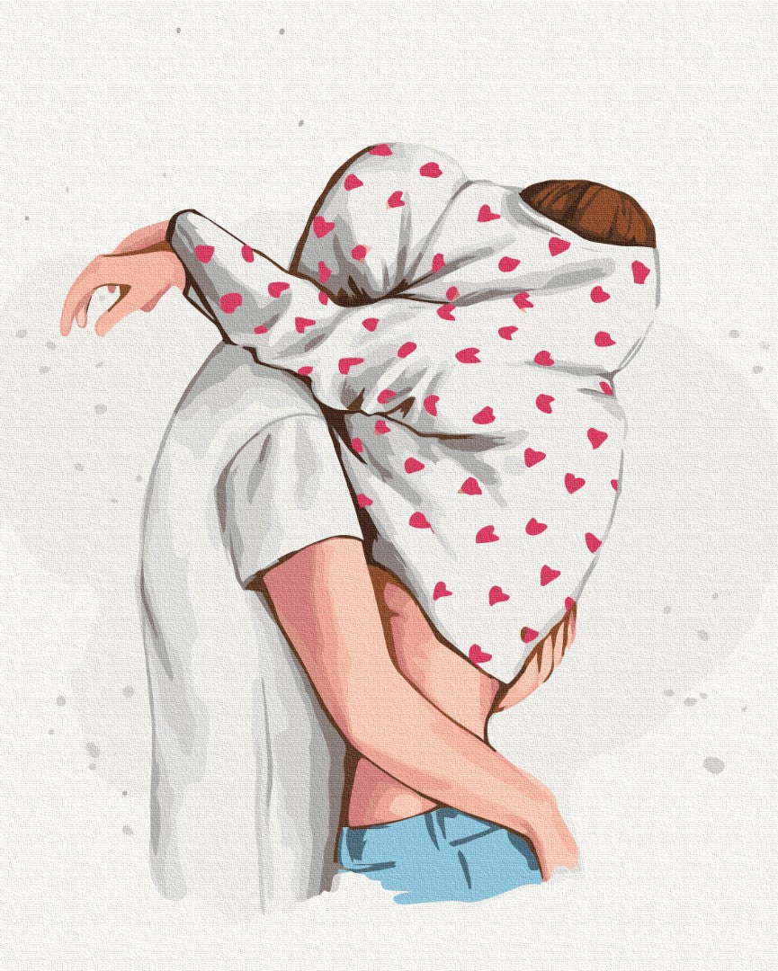Painting by numbers Hugs © Alla Berezovska (BS53728)