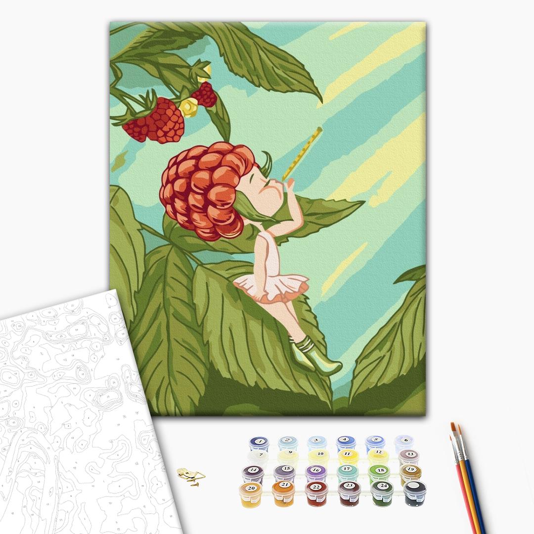 Painting by numbers Raspberry song © Alena Dirizhenko (KBS0117)