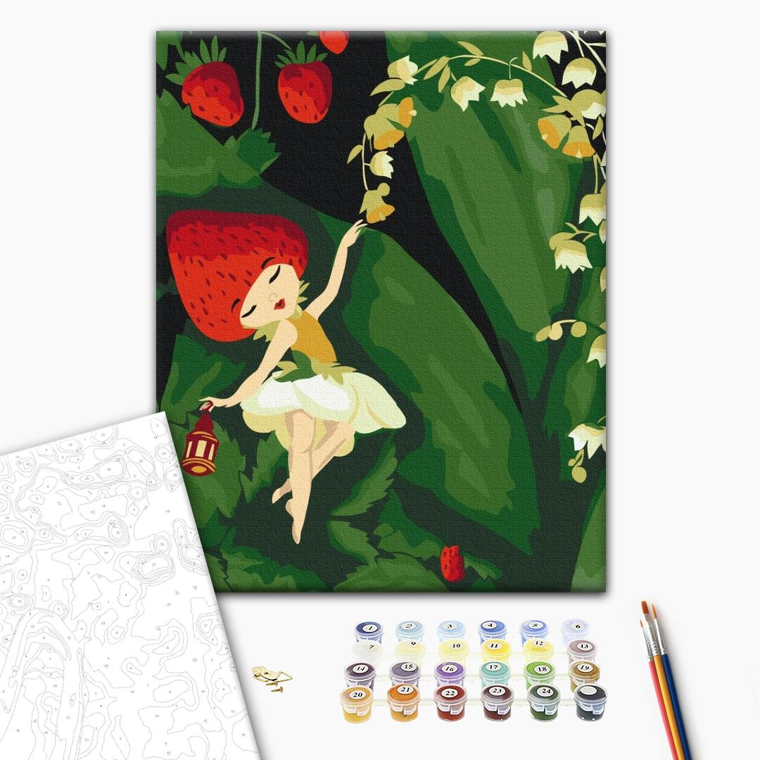 Painting by numbers Sunberry Fairy © Alena Dirizhenko (KBS0118)