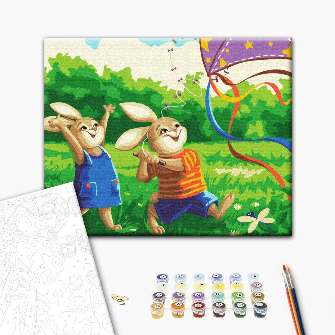 Painting by numbers Outdoor games © Yuliia Chirka (KBS0128)
