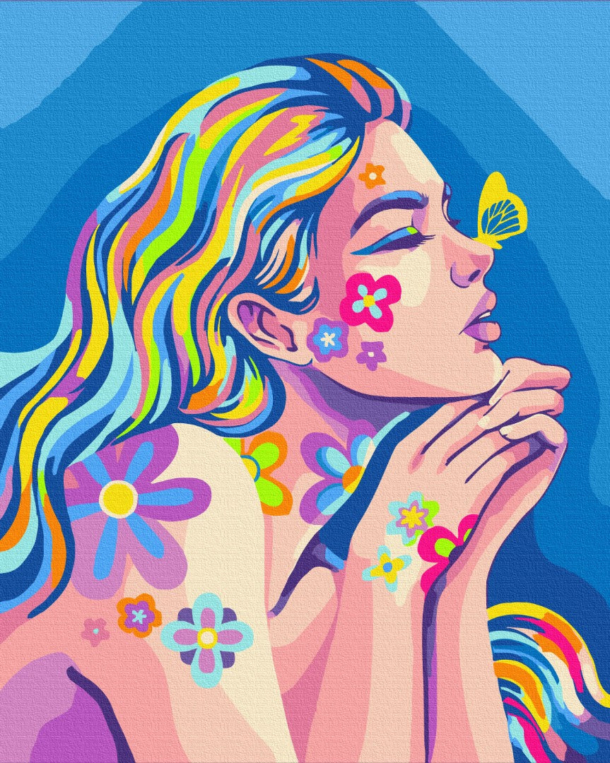 Painting by numbers Neon dreams © Polina Skurikhina (BS53732)