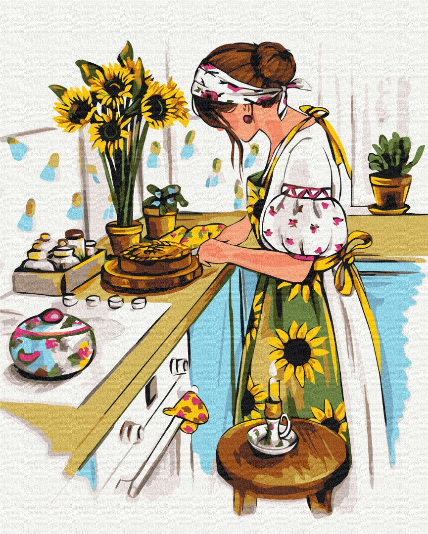 Painting by numbers Home comfort © Alla Berezovska (BS53729)