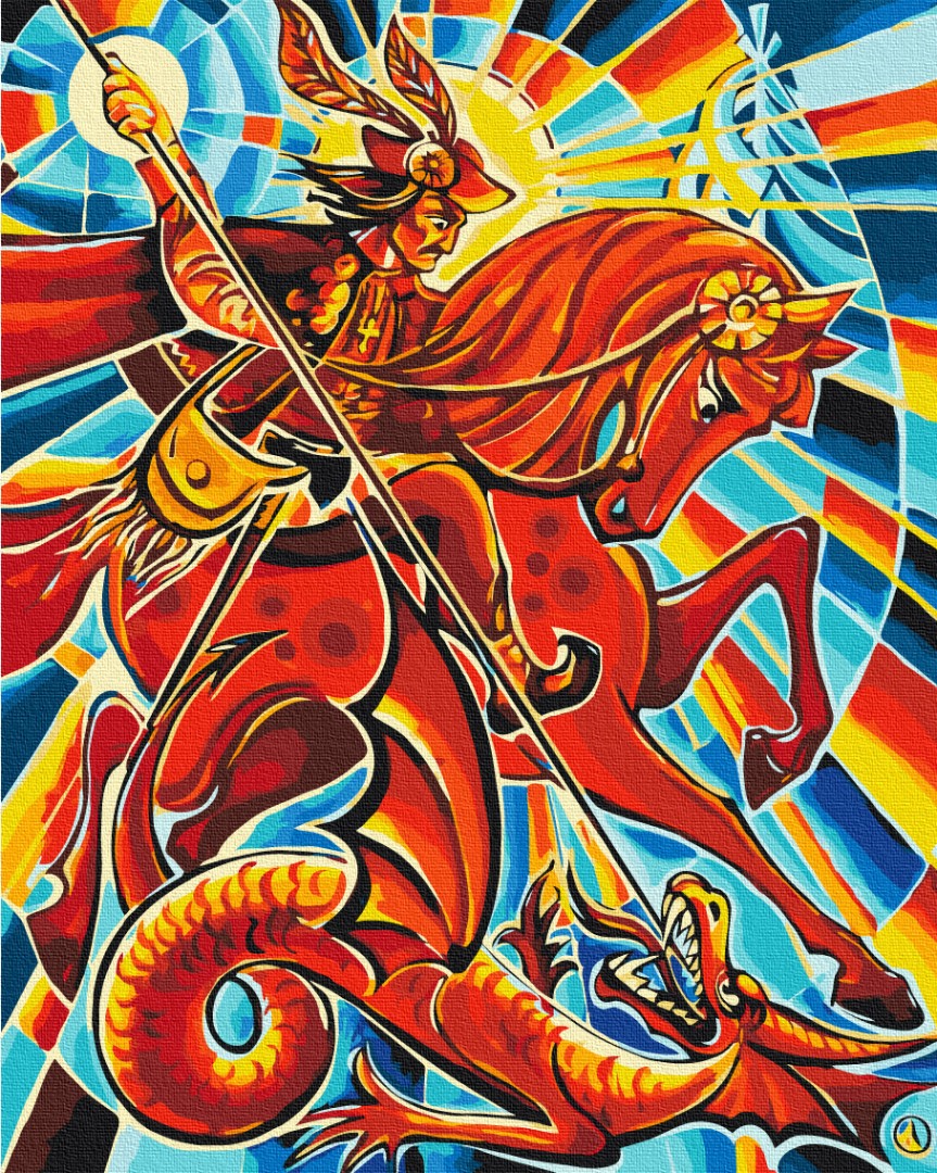 Painting by numbers Snake Wrestler © Oleg Loburak (BS53763)