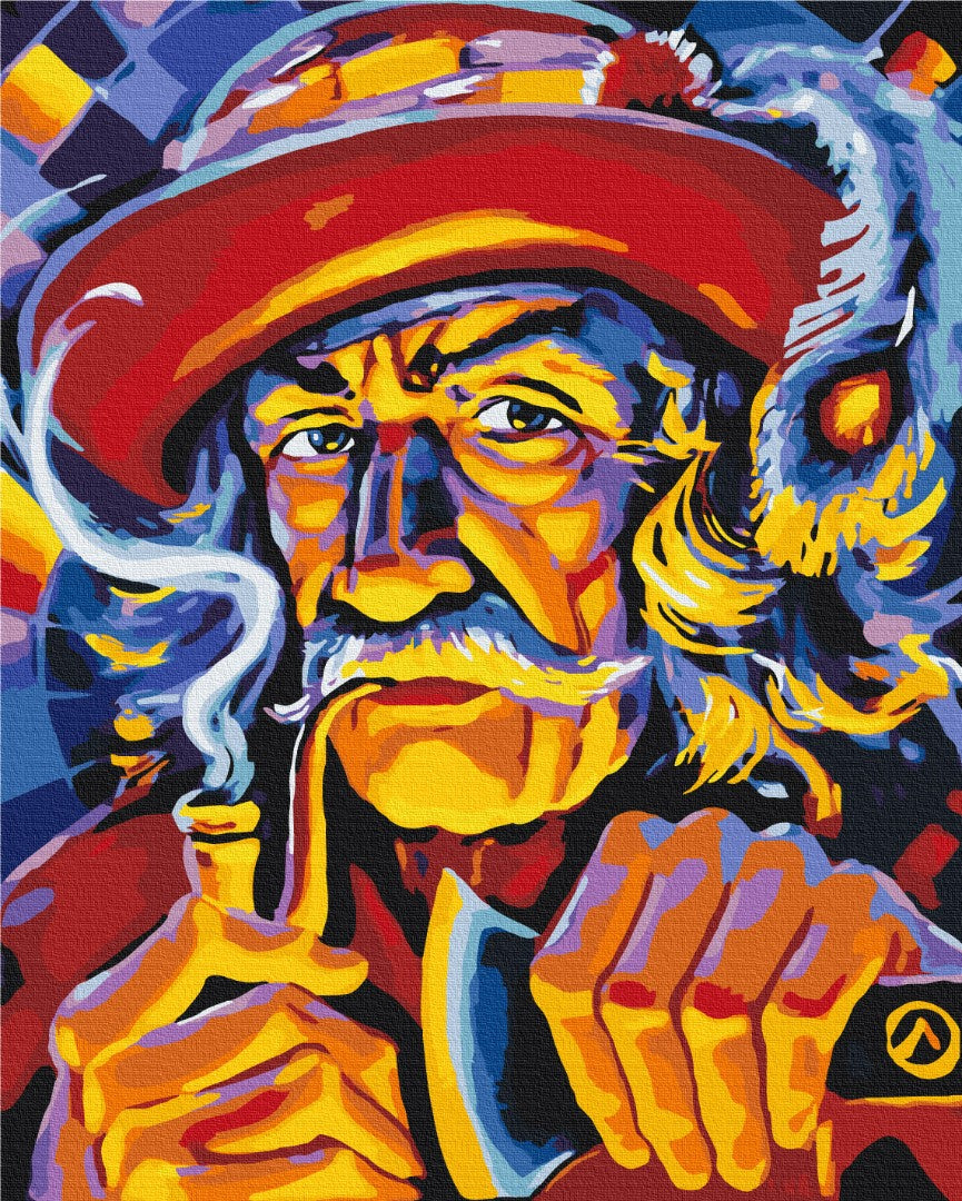 Painting by numbers Grandfather from the mountains ©Oleg Loburak (BS53765)