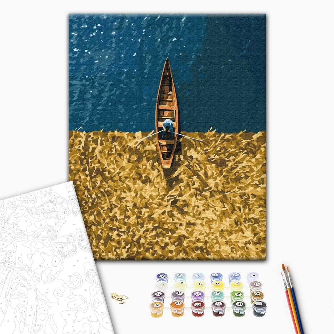 Painting by numbers Lake Svityaz © Roksolana Baran (BS53752)