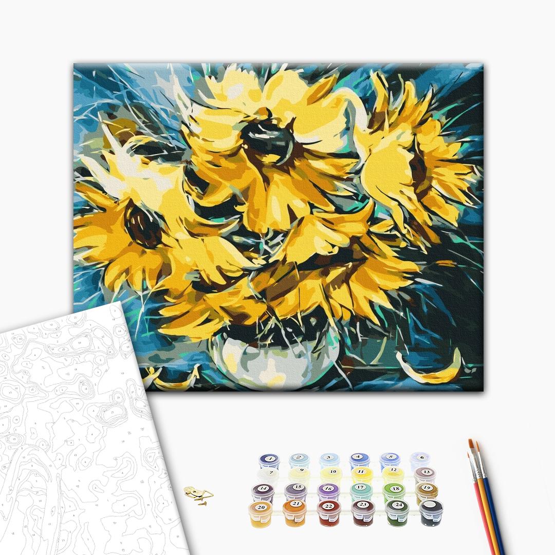 Painting by numbers Sunflowers ©Oleg Loburak (BS53768)