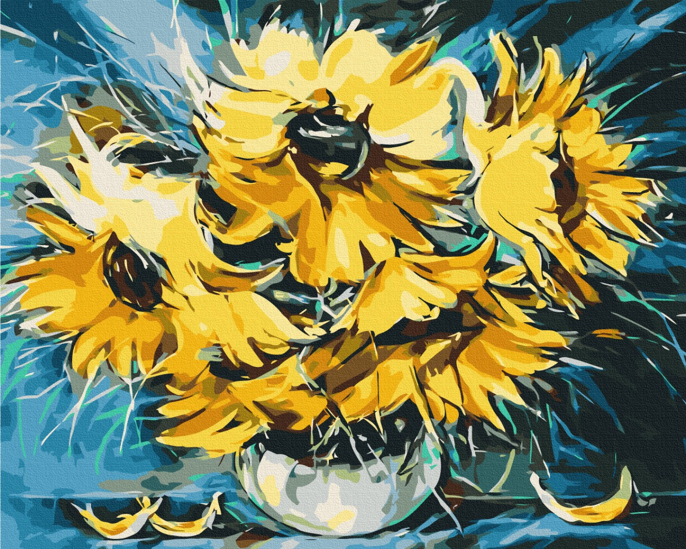 Painting by numbers Sunflowers ©Oleg Loburak (BS53768)