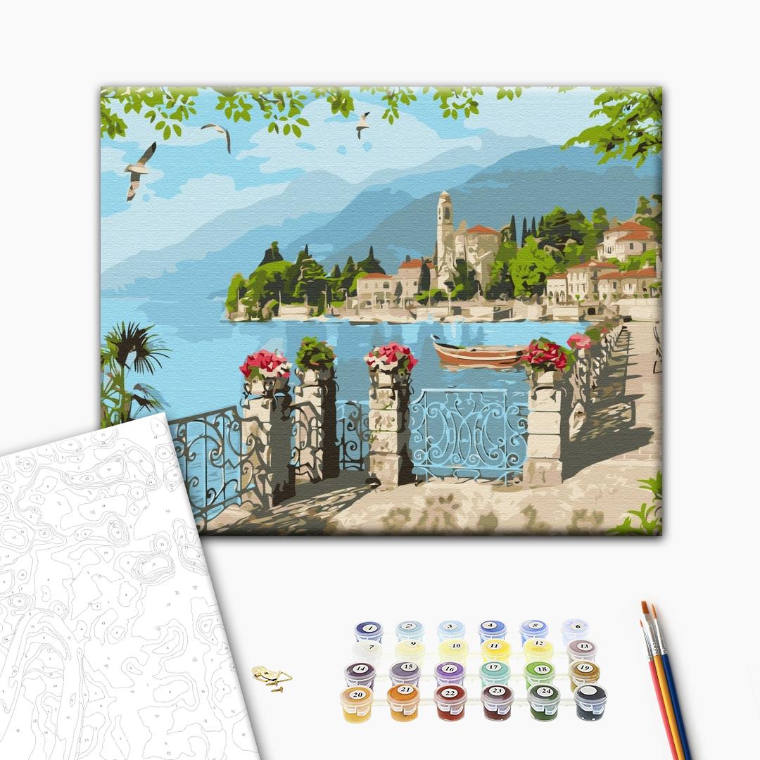 Painting by numbers Coastal city (BS53762)