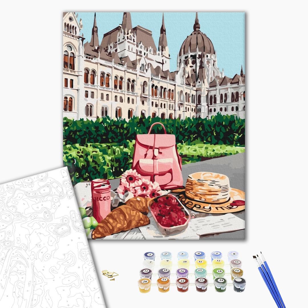 Painting by numbers Picnic in Budapest (BS51737)