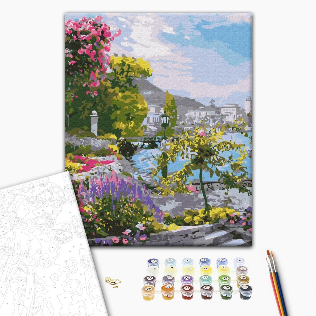 Painting by numbers Ancient garden by the sea 1 (BS53747)