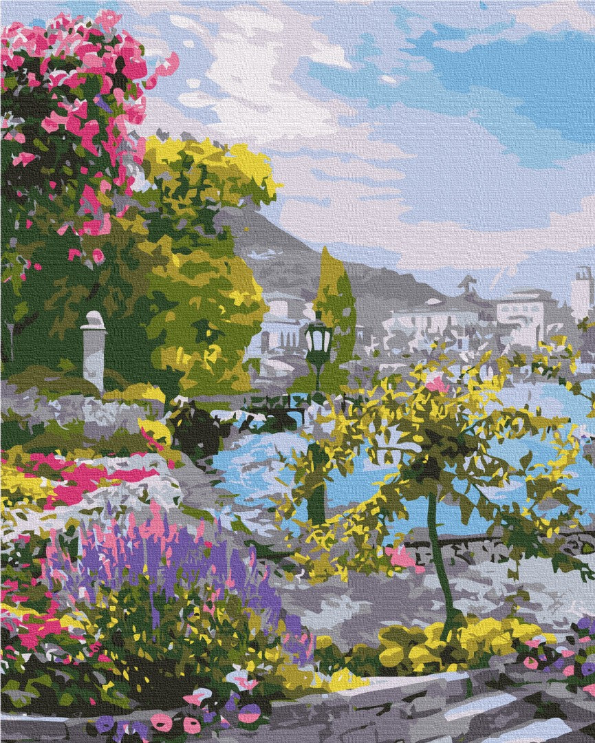 Painting by numbers Ancient garden by the sea 1 (BS53747)