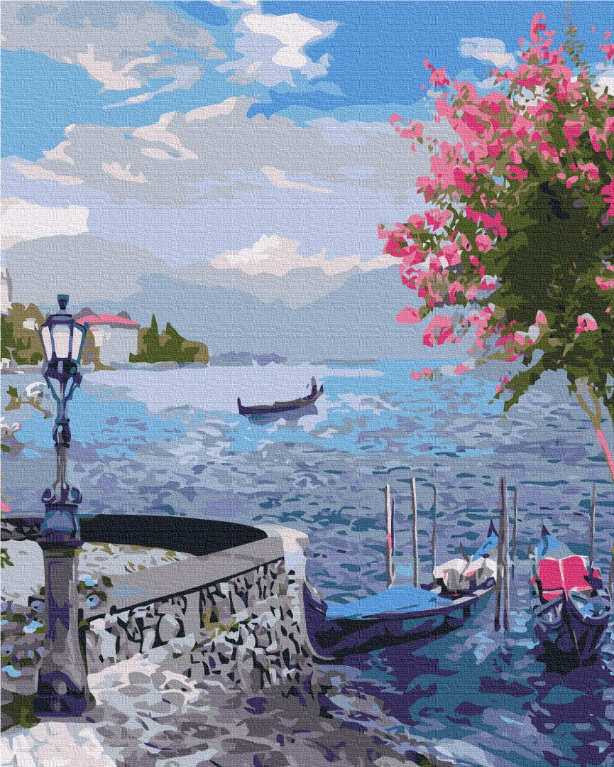 Painting by numbers Ancient garden by the sea 2 (BS53748)