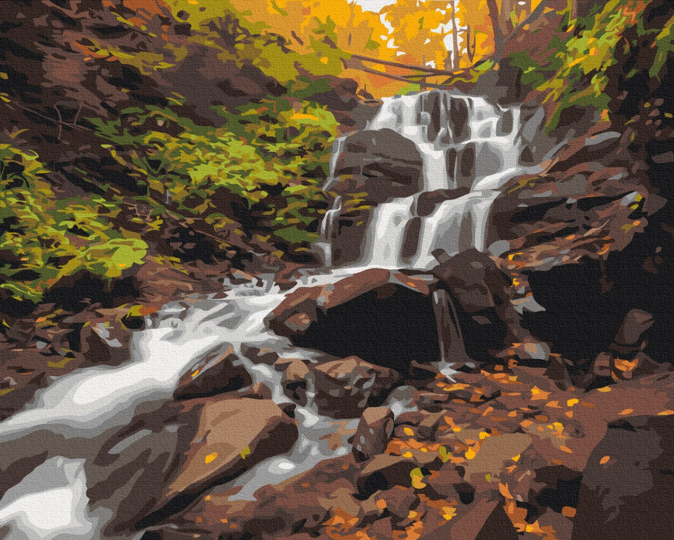 Painting by numbers Shypit Waterfall © Sergiy Stepanenko (BS53788)