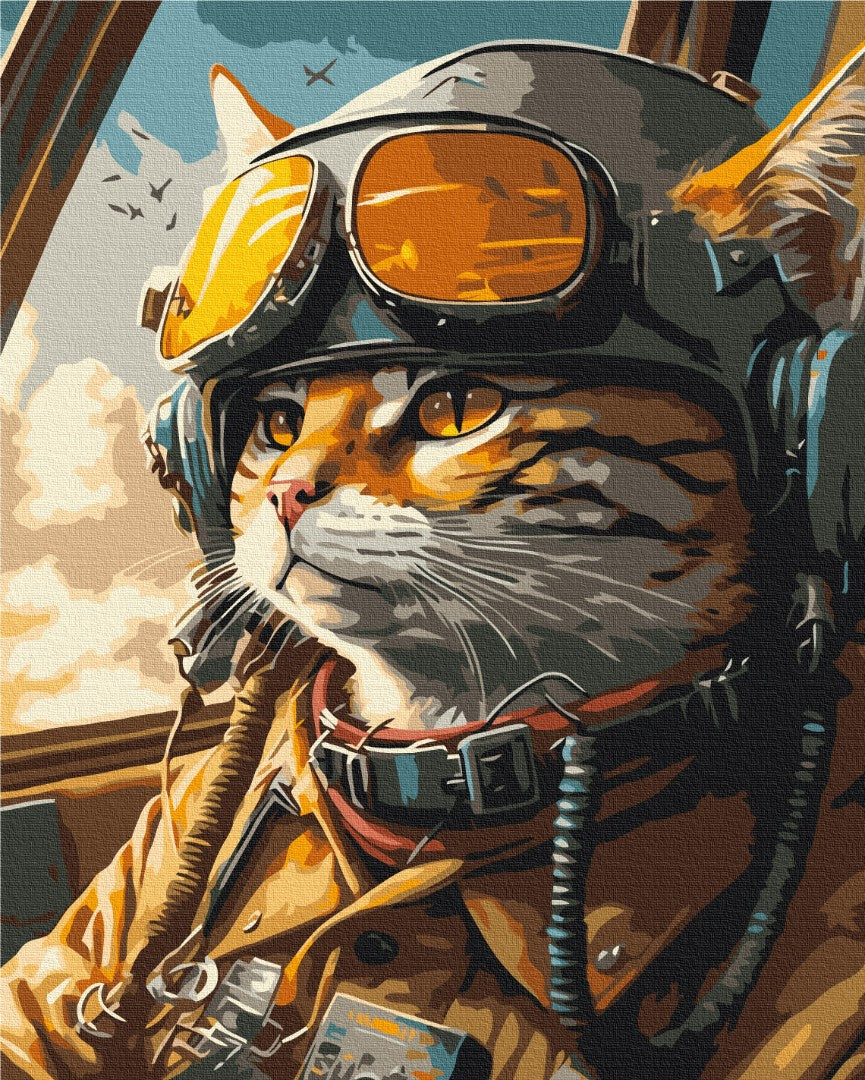 Painting by numbers Cat under the protection of the sky ©Marianna Pashchuk (BS53792)