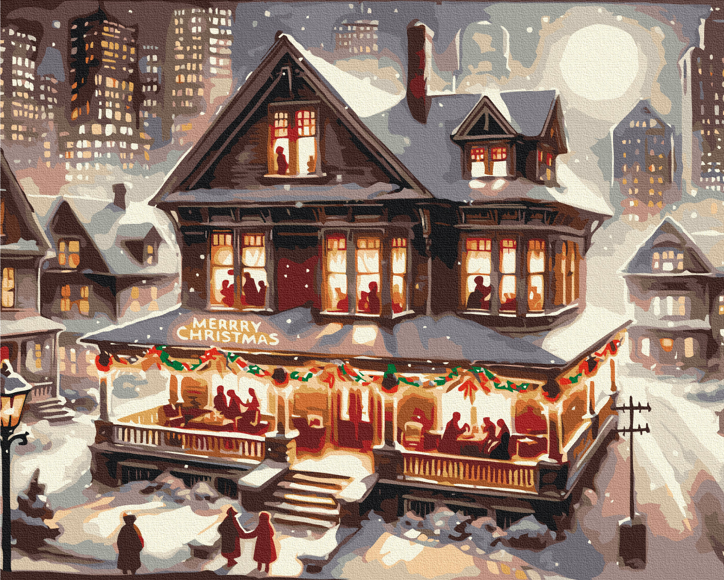 Painting by numbers Party on New Year's Eve (BS53842)