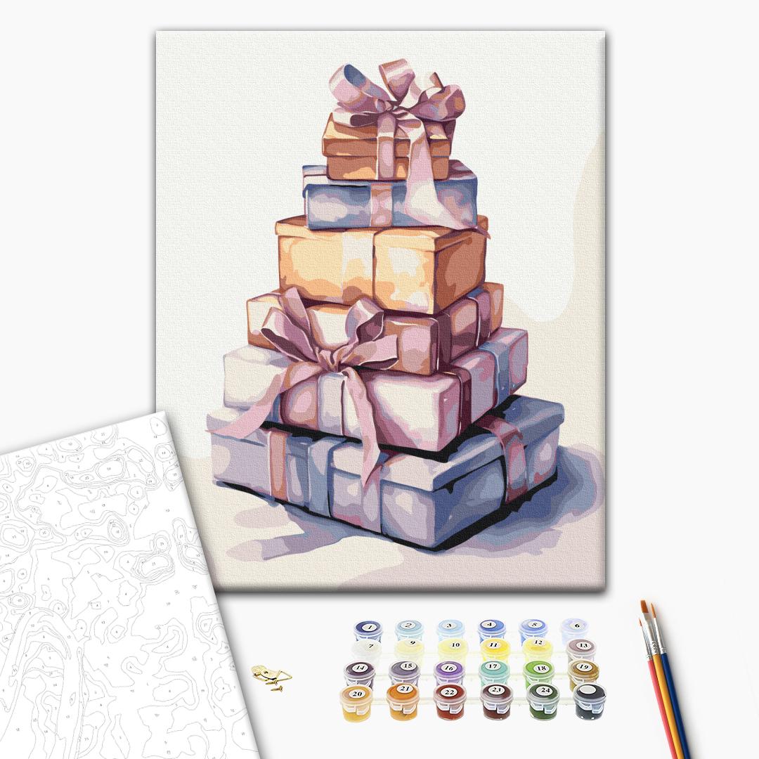 Painting by numbers A pile of gifts (BS53843)