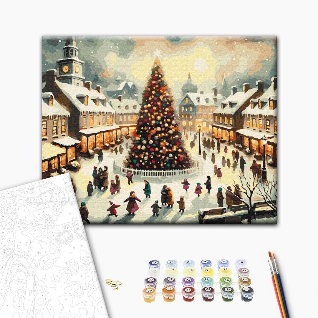 Painting by numbers By the main Christmas tree (BS53845)
