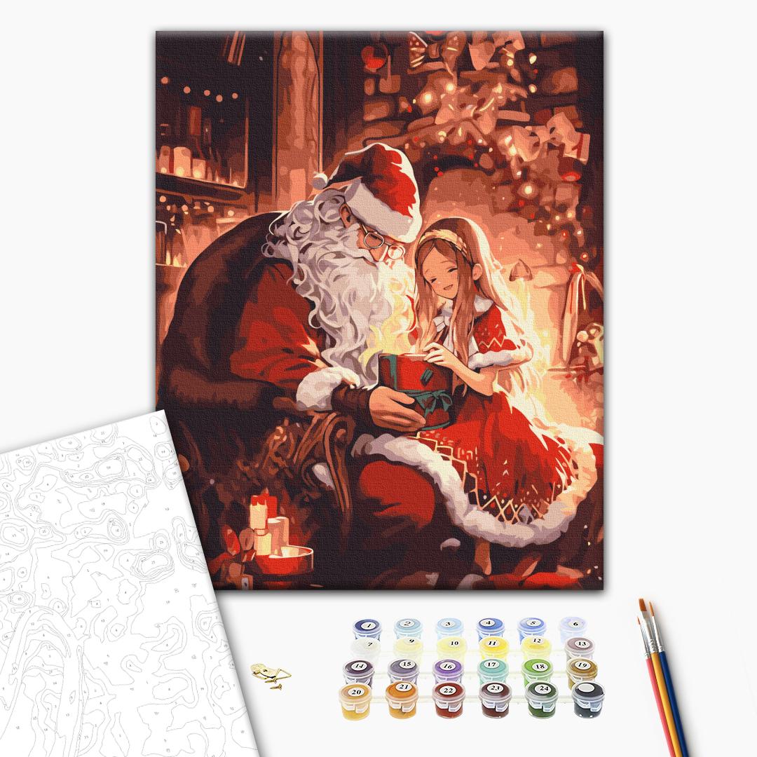 Painting by numbers Present from Santa (BS53850)