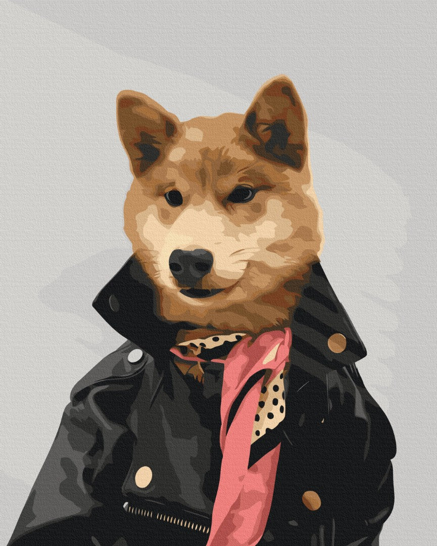 Painting by numbers Stylish dog @rocky.and.rudy (BS36668)