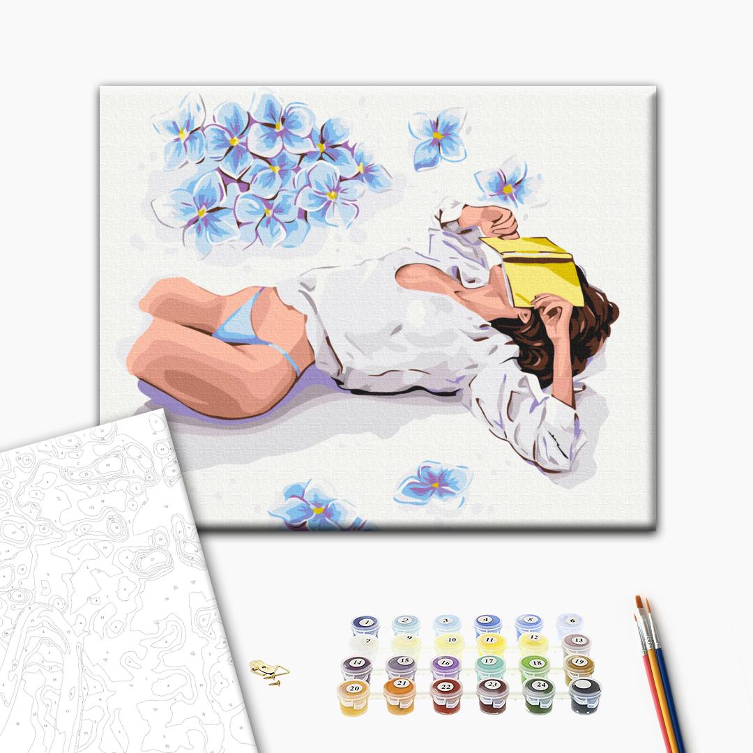 Painting by numbers Reading break © Alla Berezovska (BS53810)