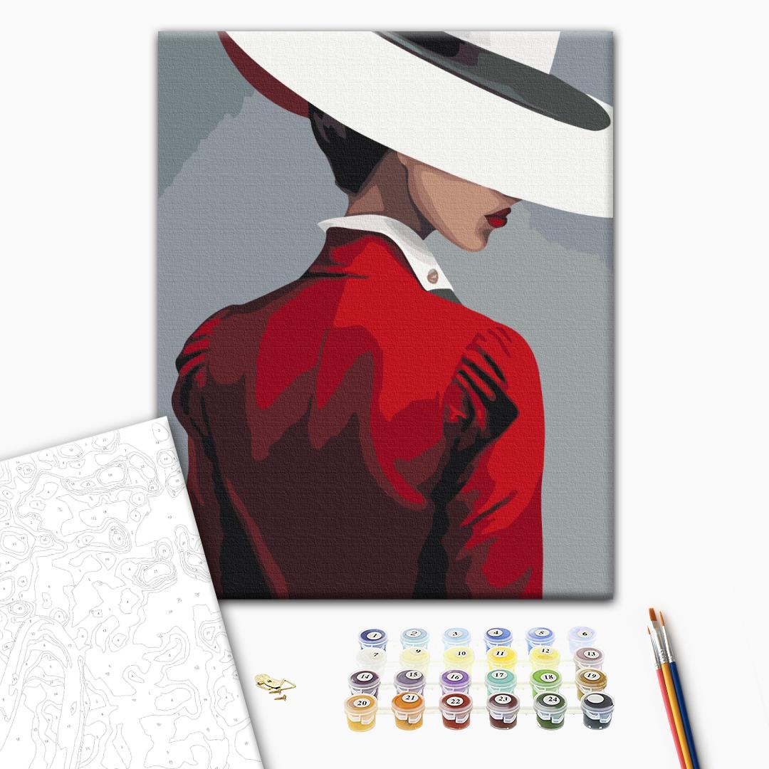 Painting by numbers The secret of red (BS53812)