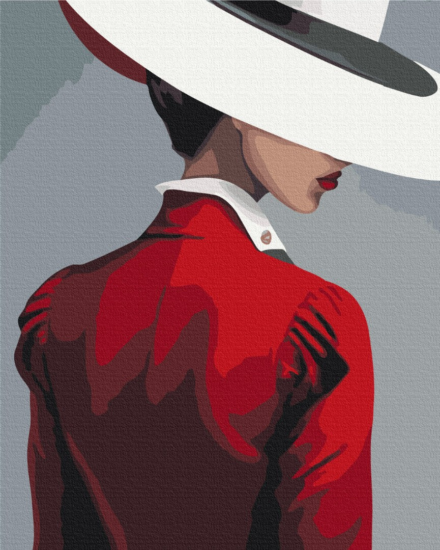 Painting by numbers The secret of red (BS53812)