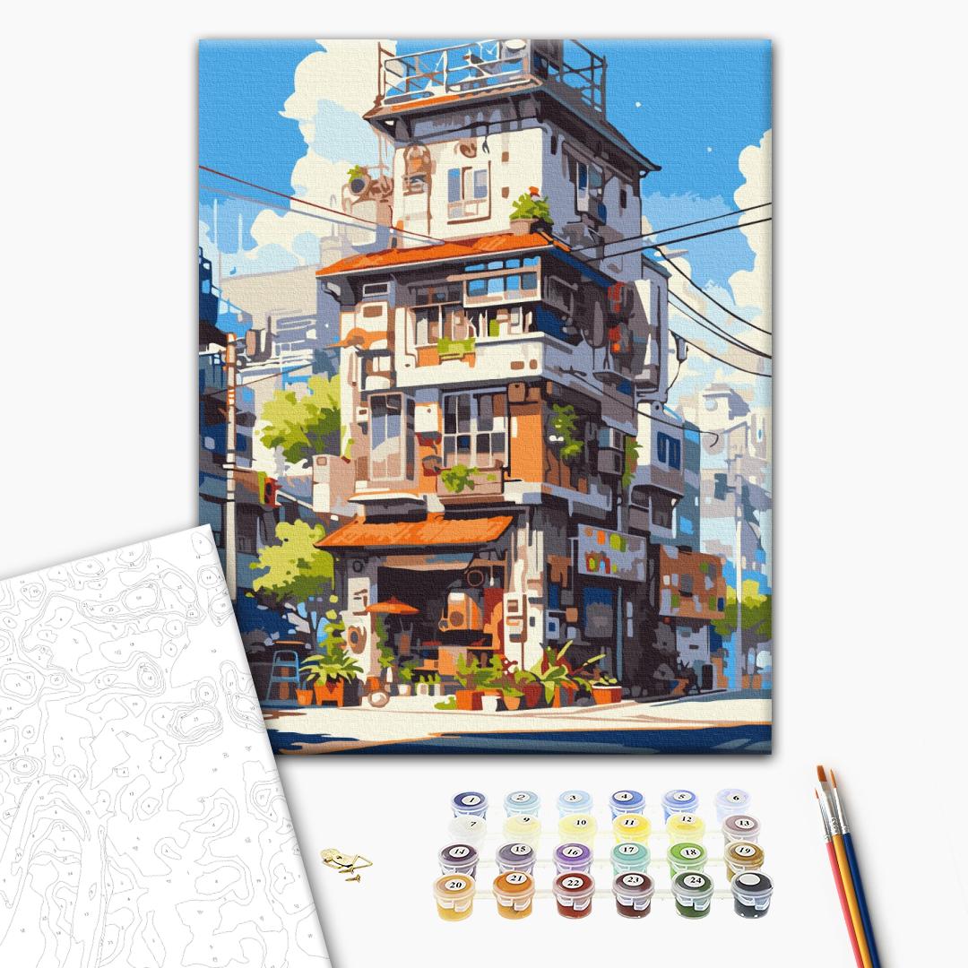 Painting by numbers Tokyo apartments (BS53821)