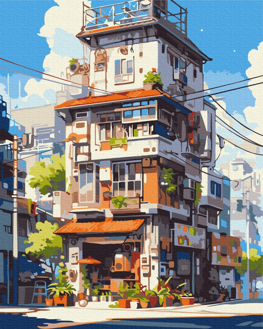 Painting by numbers Tokyo apartments (BS53821)