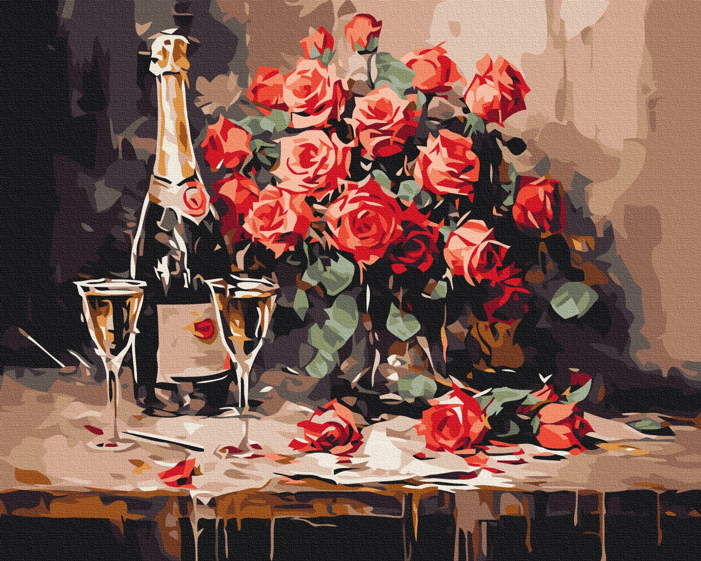 Painting by numbers Champagne for two (BS53882)