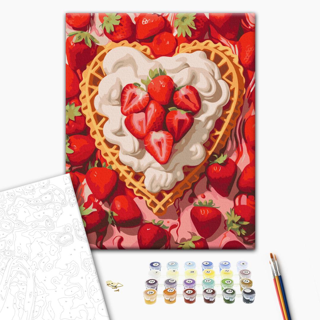 Painting by numbers Strawberries & Cream (BS53888)