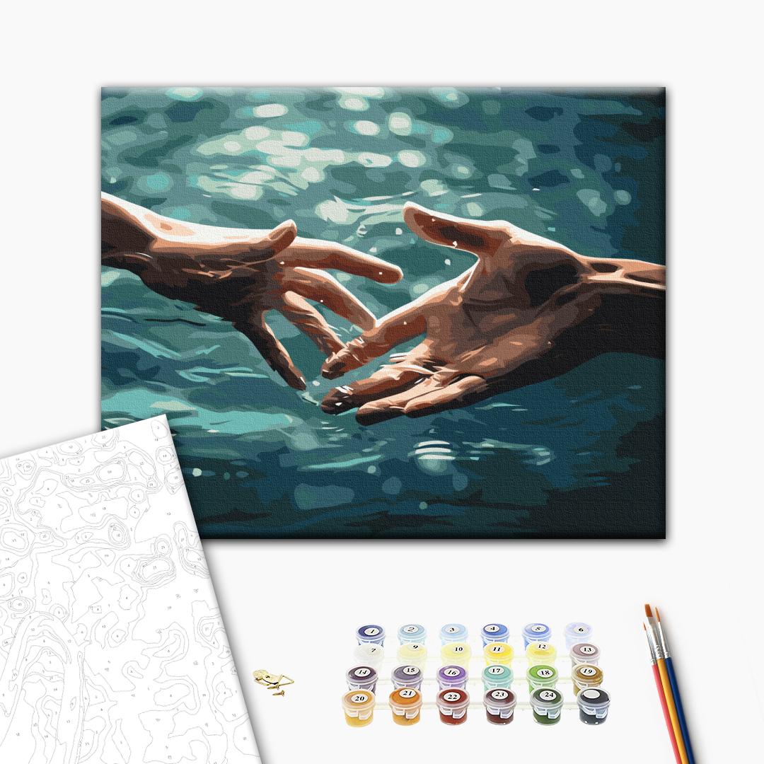 Painting by numbers A Moment of Connection (BS53895)