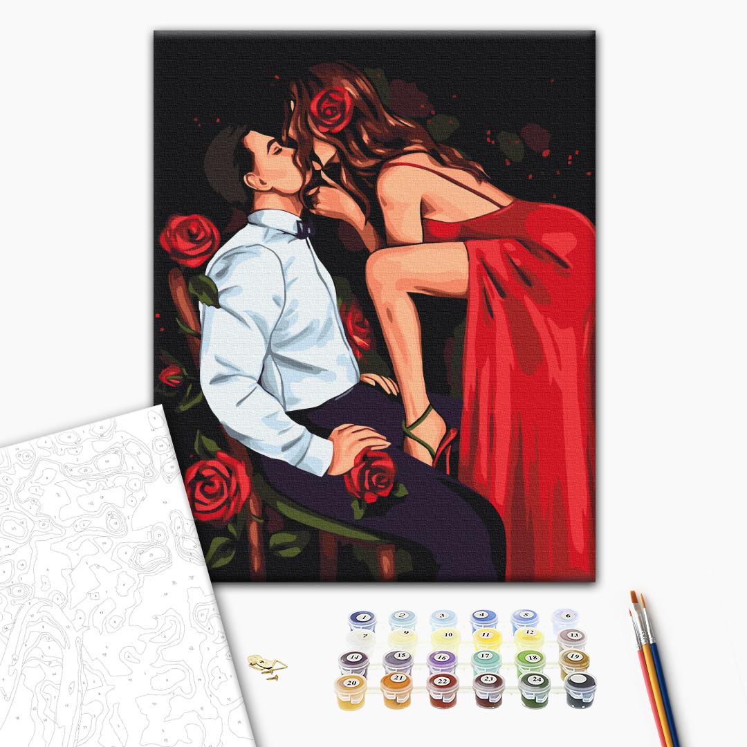 Painting by numbers The Passion of Roses © Alla Berezovska (BS53902)