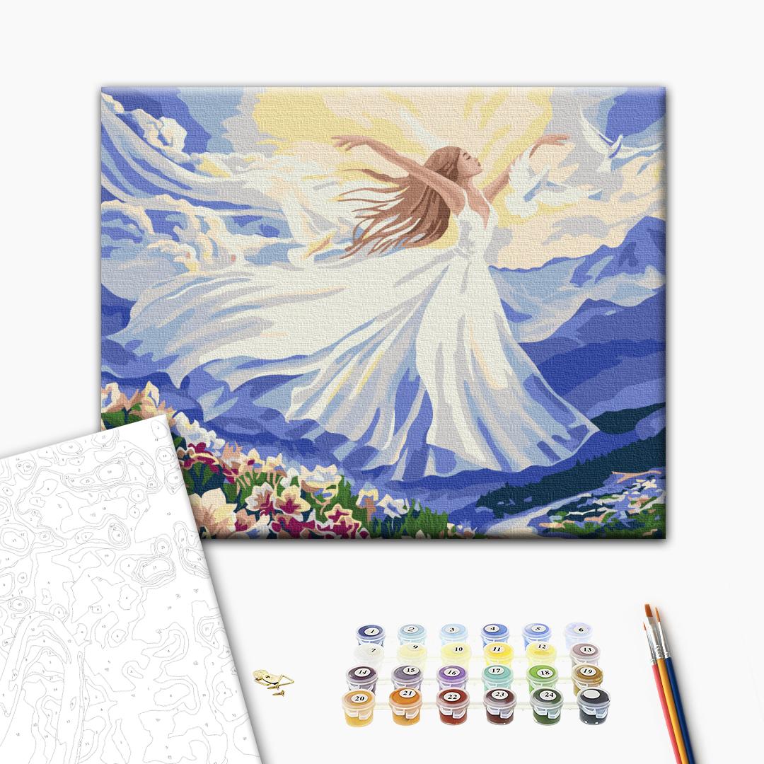 Painting by numbers Tenderness in flight © Anna Steshenko (RBS53567)