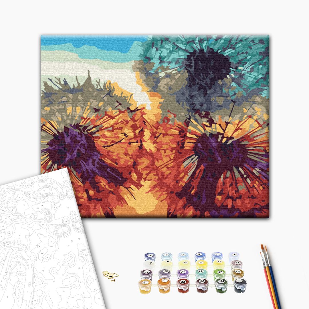 Painting by numbers Dandelions at sunset (RBS35646)