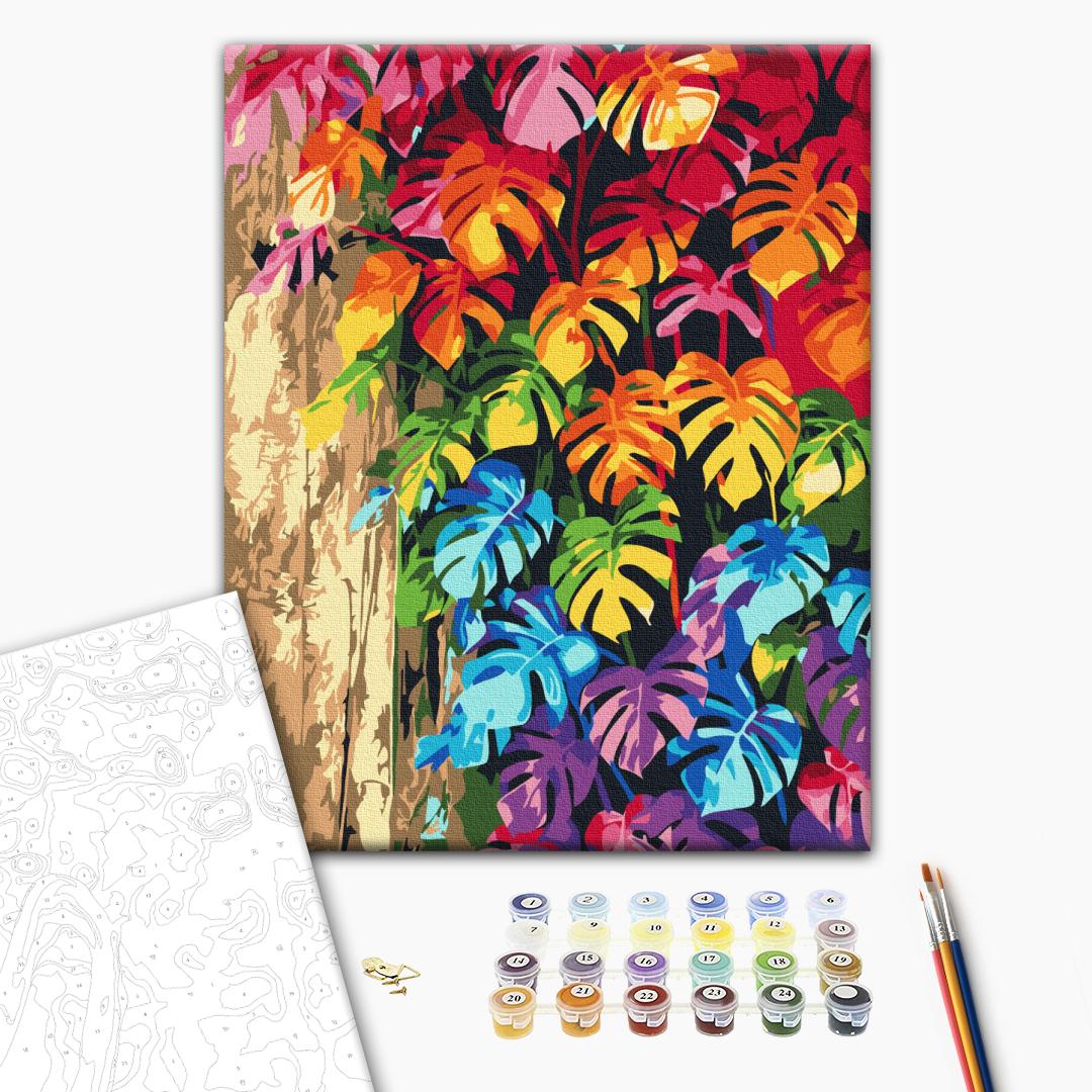 Painting by numbers Colored leaves (RBS32082)
