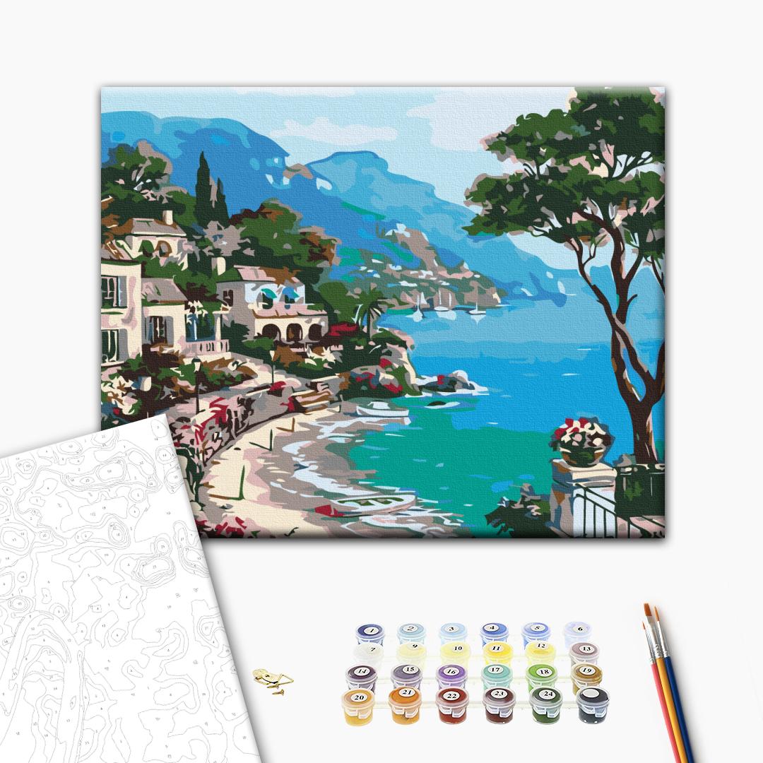Painting by numbers Italian embankment (RBS51971)