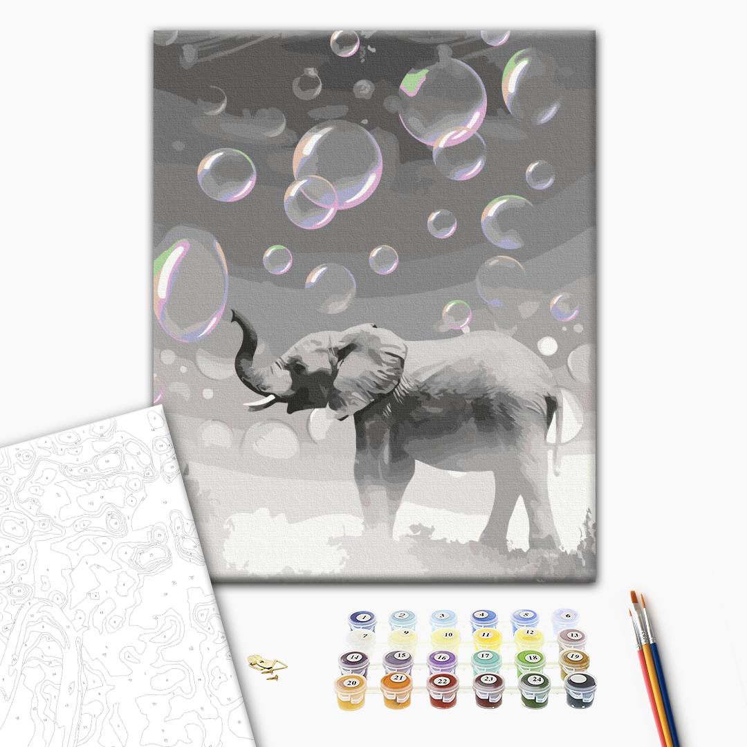 Painting by numbers Dreamy elephant (RBS53701)