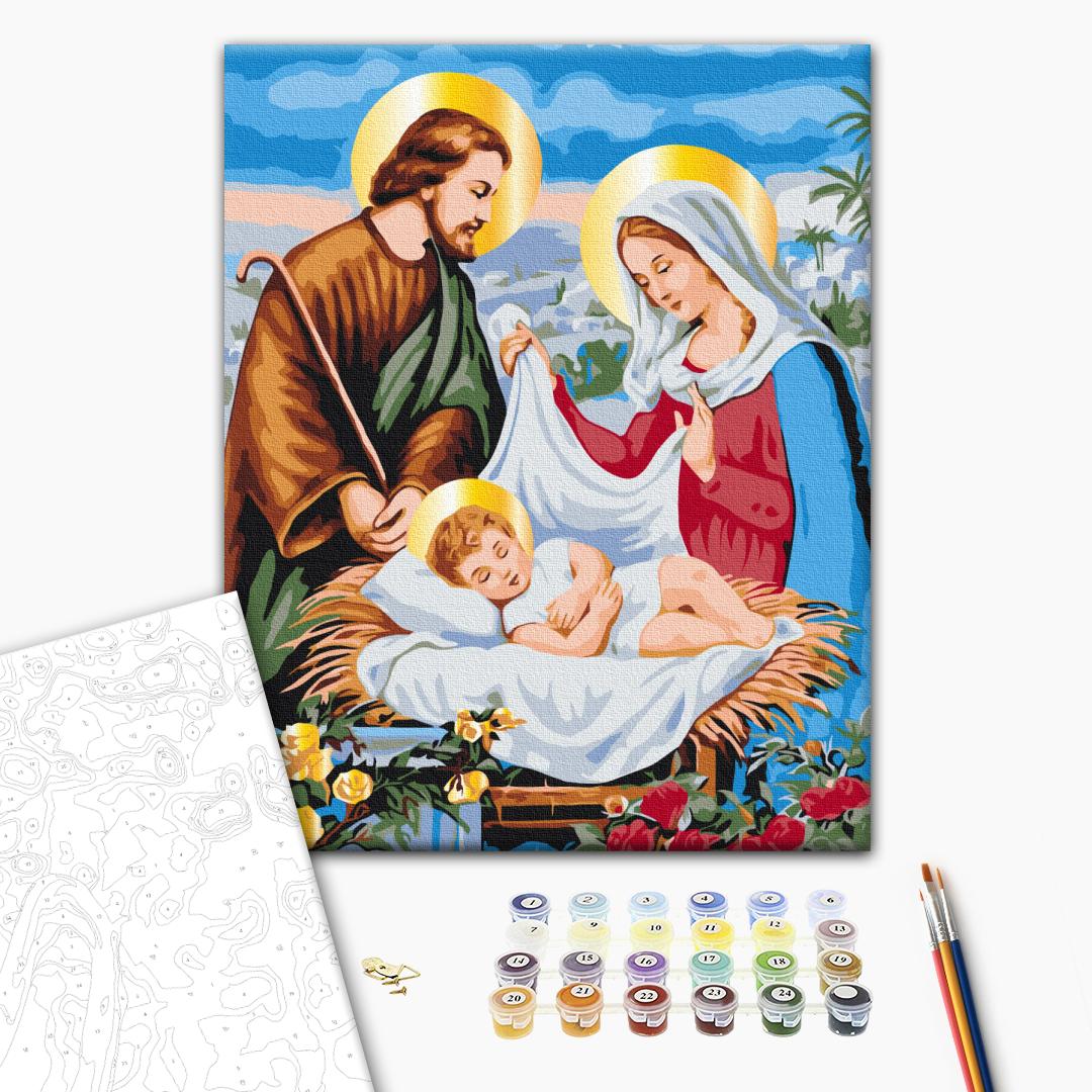 Painting by numbers Holy family (RBS53395)