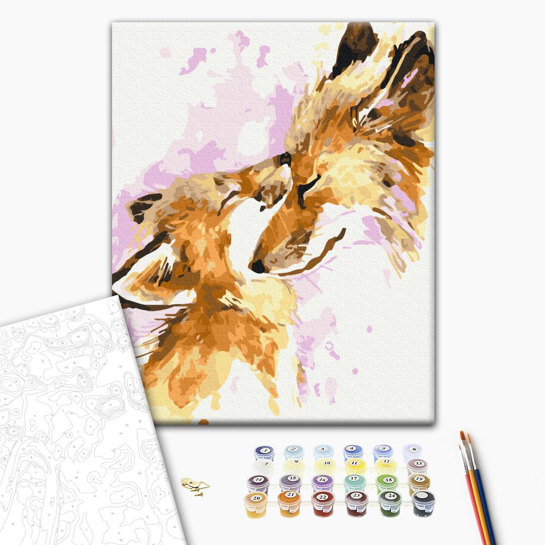 Painting by numbers Loving chanterelles (RBS51455)