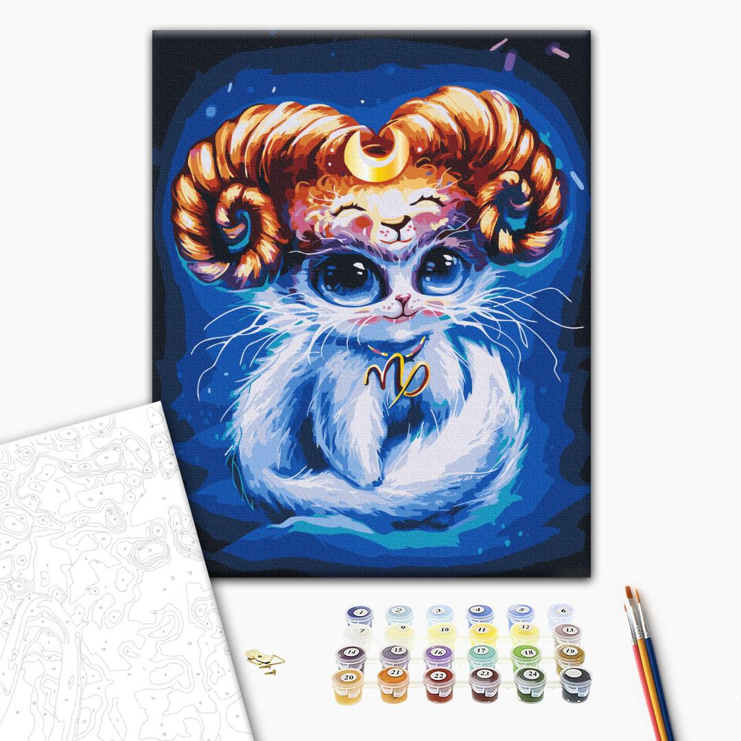 Painting by numbers Cat Capricorn © Marianna Pashchuk (BS53913)