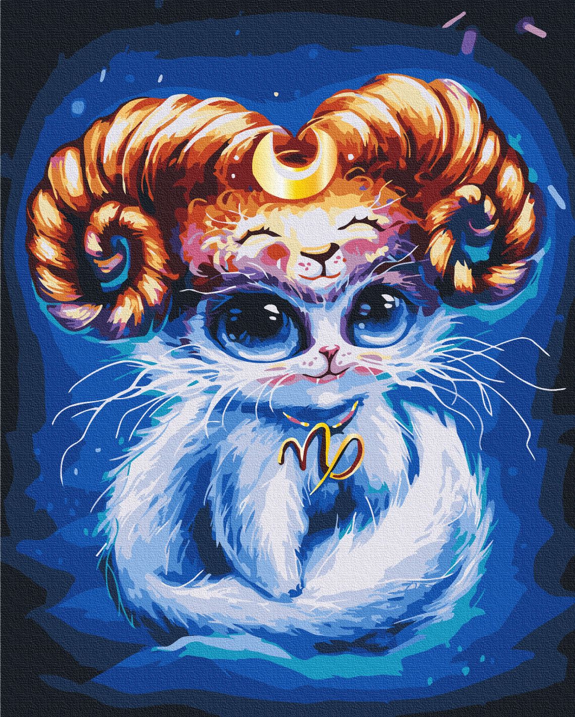 Painting by numbers Cat Capricorn © Marianna Pashchuk (BS53913)
