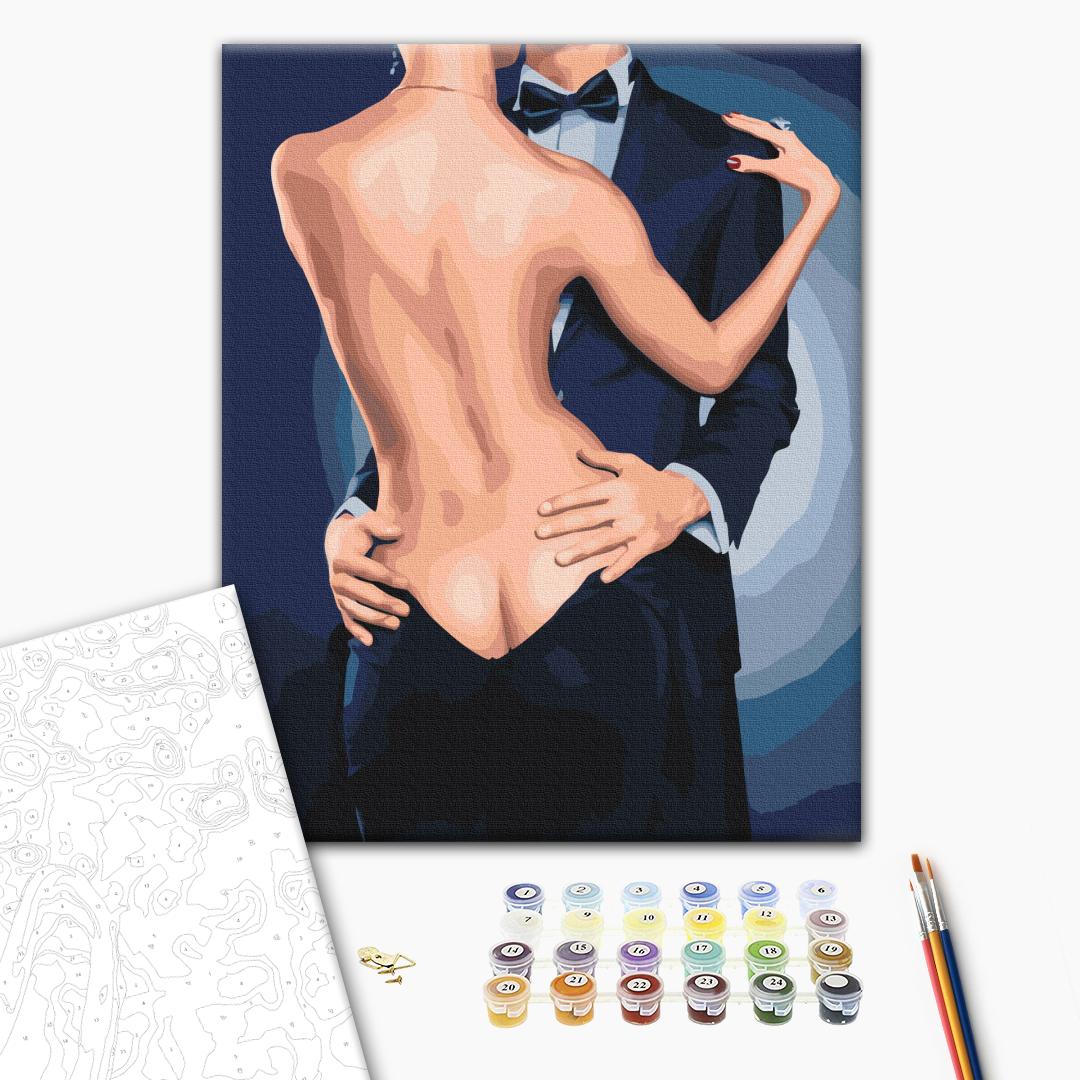 Painting by numbers Gentleman's Embrace (BS53917)