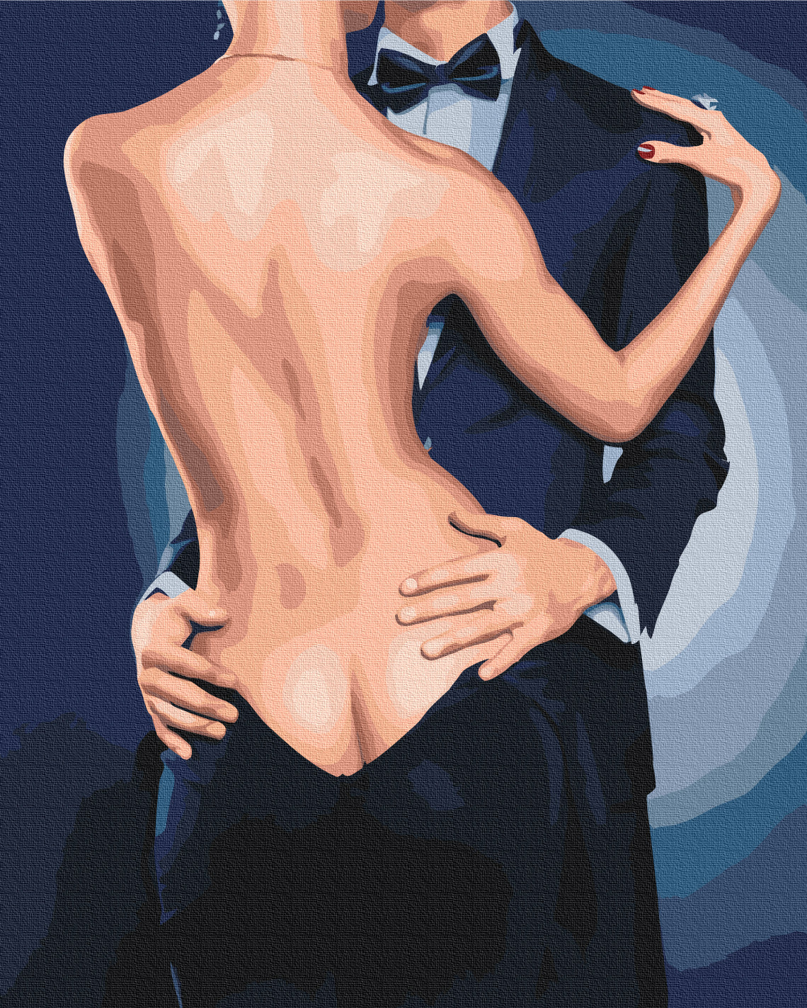 Painting by numbers Gentleman's Embrace (BS53917)