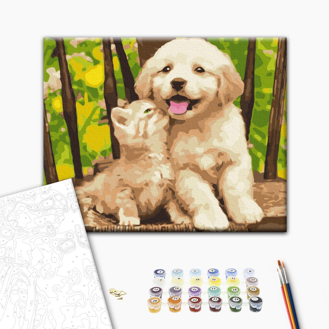 Painting by numbers Little friends (RBS39280)