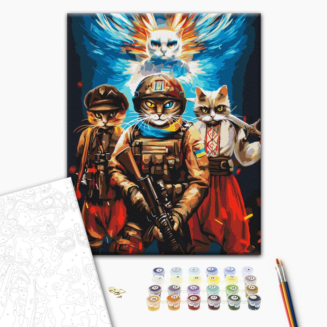 Painting by numbers Warrior cats © Marianna Pashchuk (BS53863)