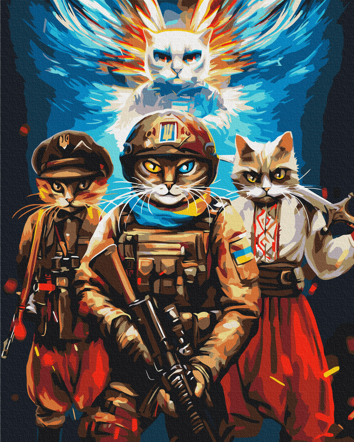 Painting by numbers Warrior cats © Marianna Pashchuk (BS53863)