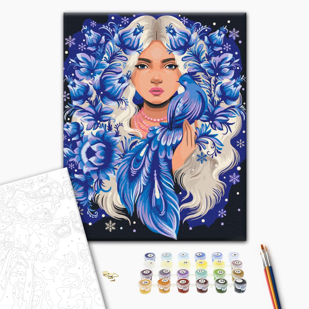 Painting by numbers She is Winter © Polina Skurikhina (BS53866)