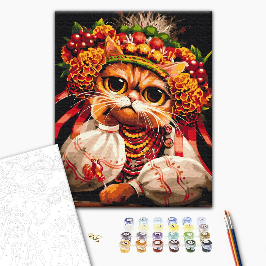 Painting by numbers Sad cat © Marianna Pashchuk (BS53871)