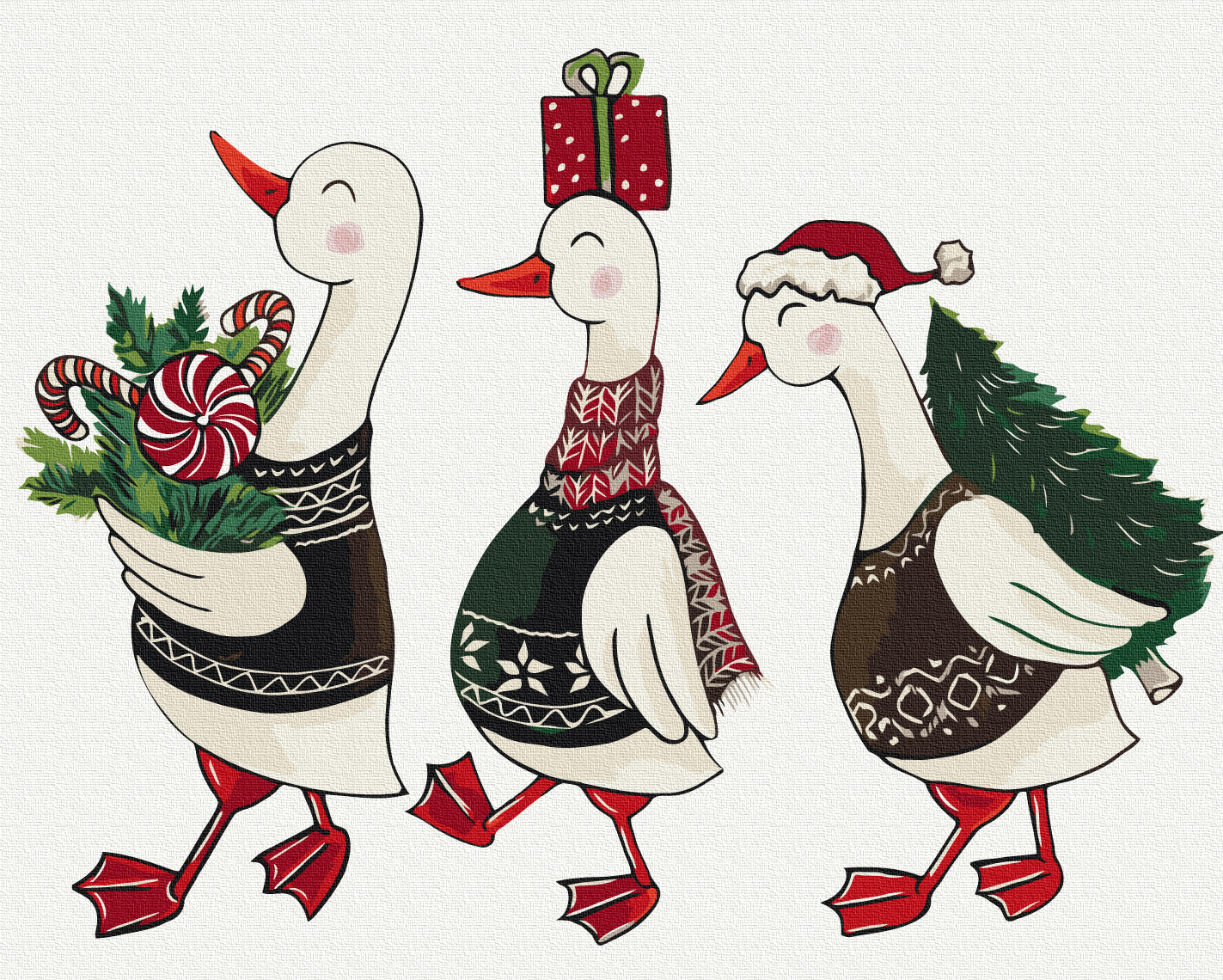 Painting by numbers New Year's commotion © ANNART (BS53876)