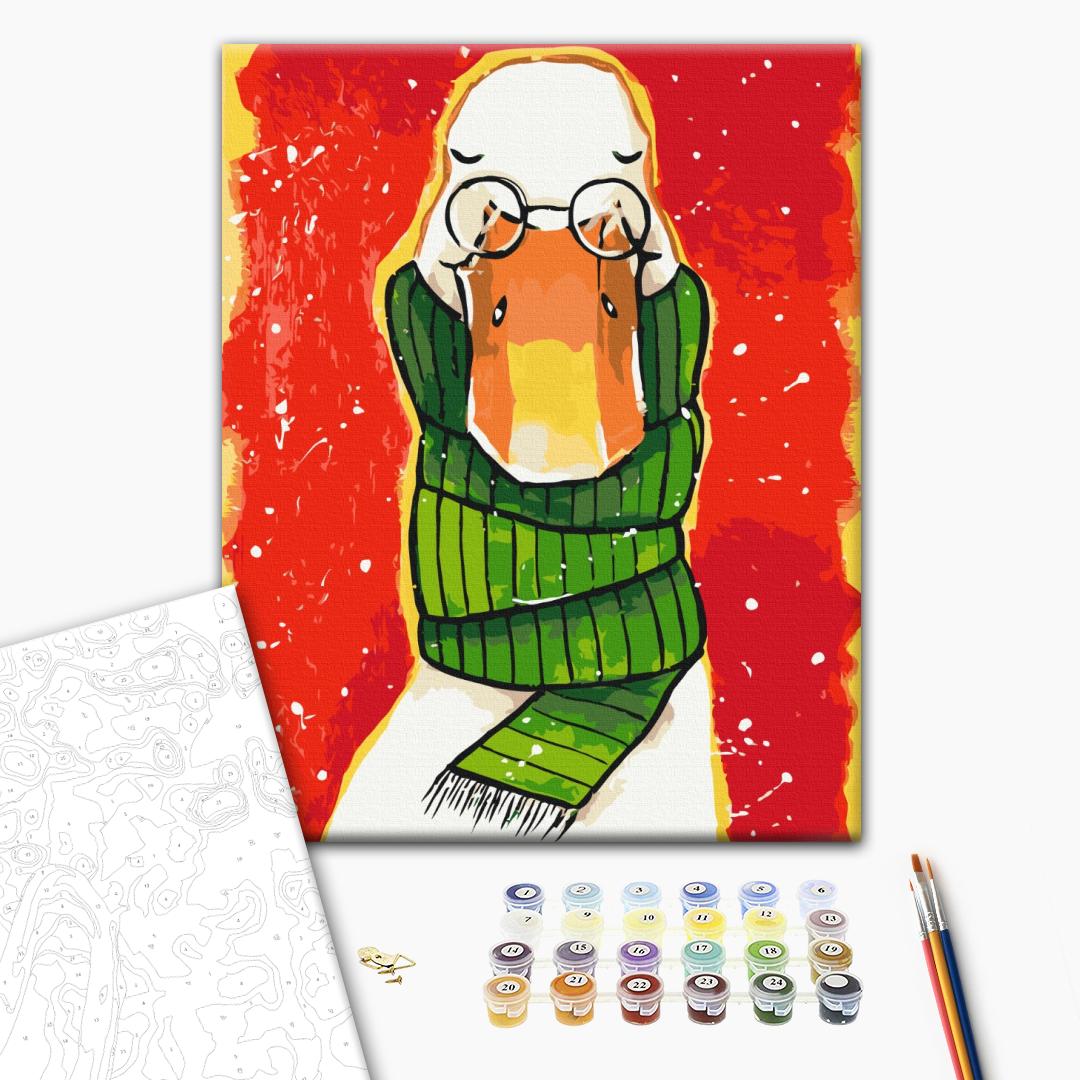 Painting by numbers Warm scarf © ANNART (BS53873)